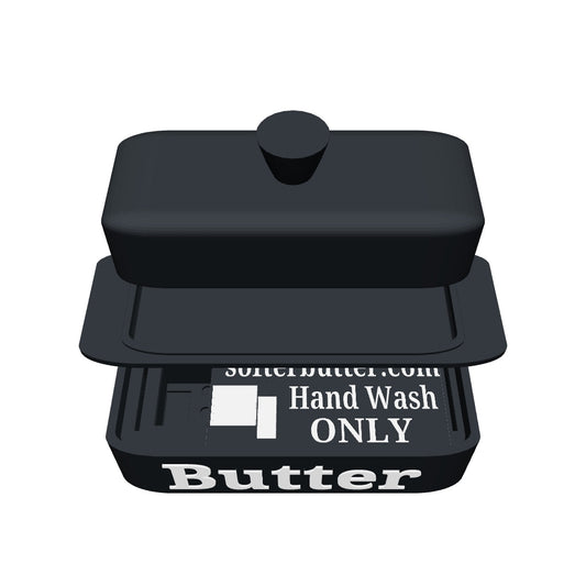 Black Heated Butter Warmer Dish