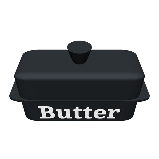 Black Heated Butter Warmer Dish